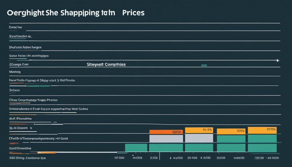 comparison of overnight shipping prices