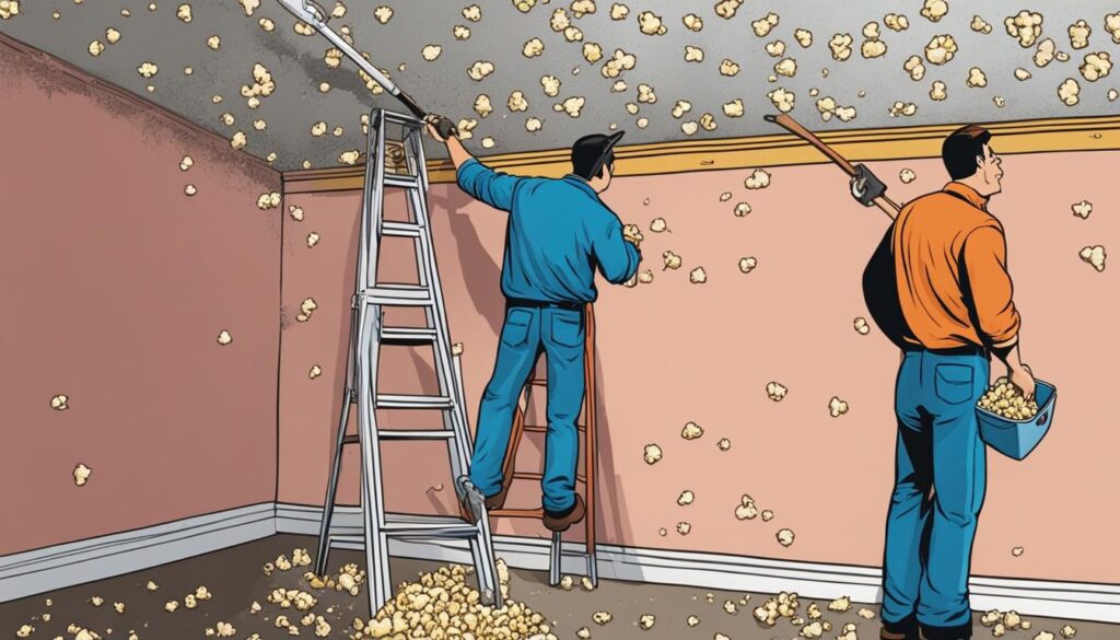 cost to remove popcorn ceiling yourself