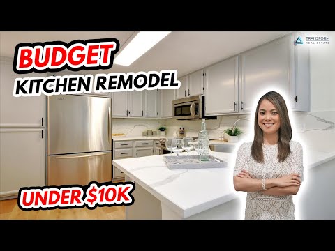 How to do a budget kitchen remodel for under $10k - Kitchen Remodel Step by Step, Before and After