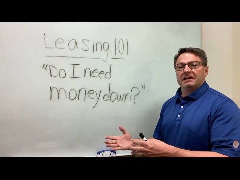 Car Leasing 101: Do You Have to Put Money Down? PLUS end of lease options