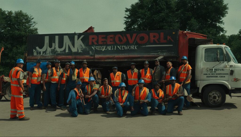 joining a junk removal network