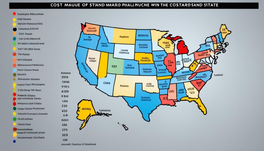 manicure prices by state