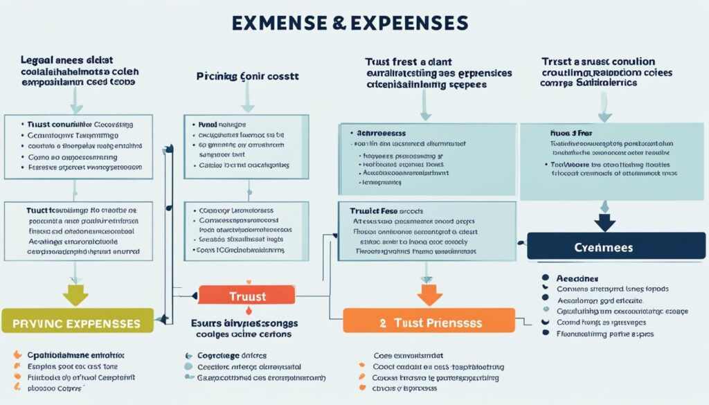 Trust establishment pricing and trust creation expenses